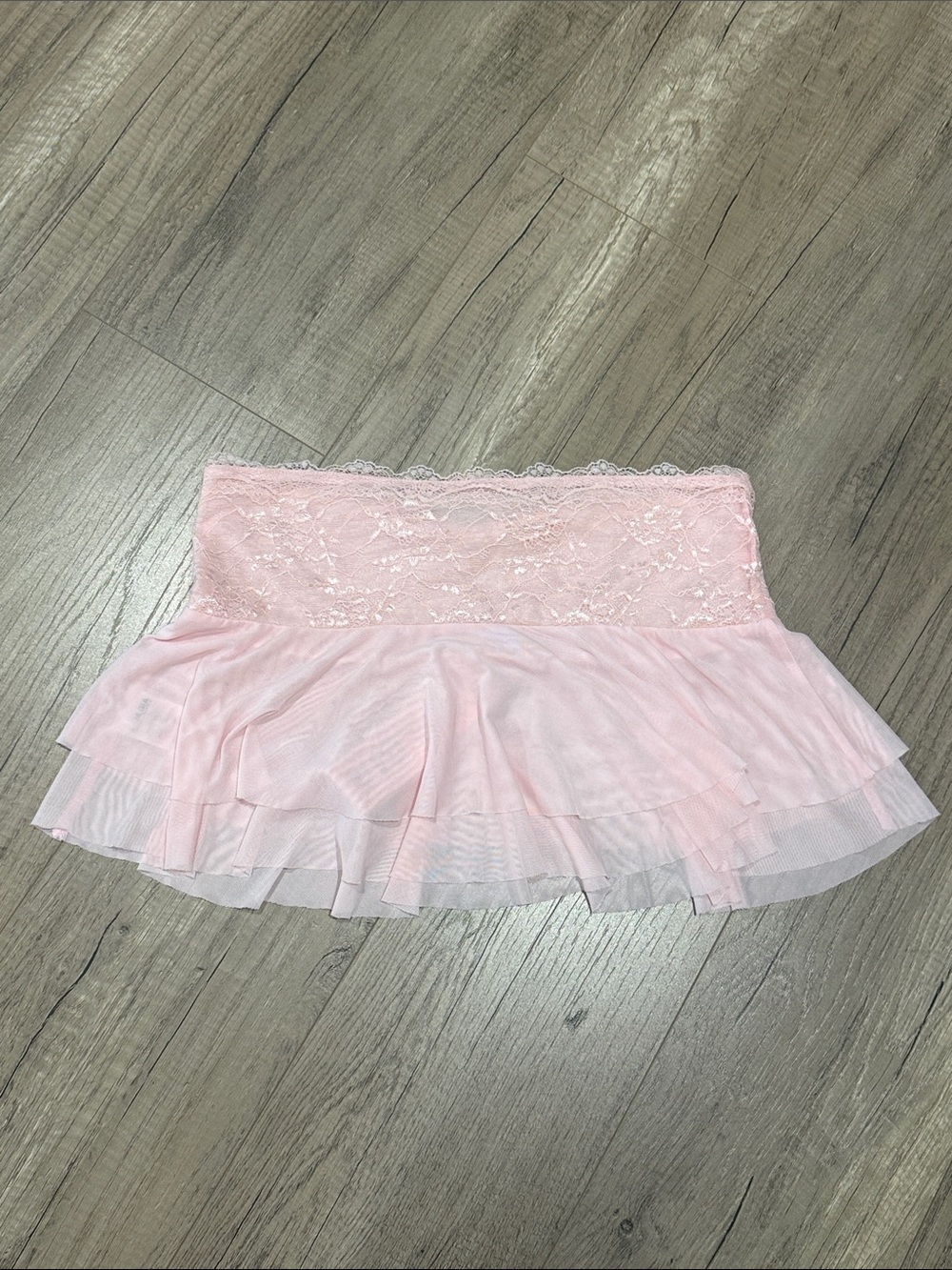 I.AM.GIA pink lace mini micro demi skirt - Picture 4 of 4
